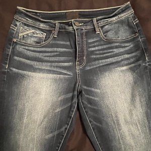 Buckle Black Jeans Skinny, Dark Blue 31x32